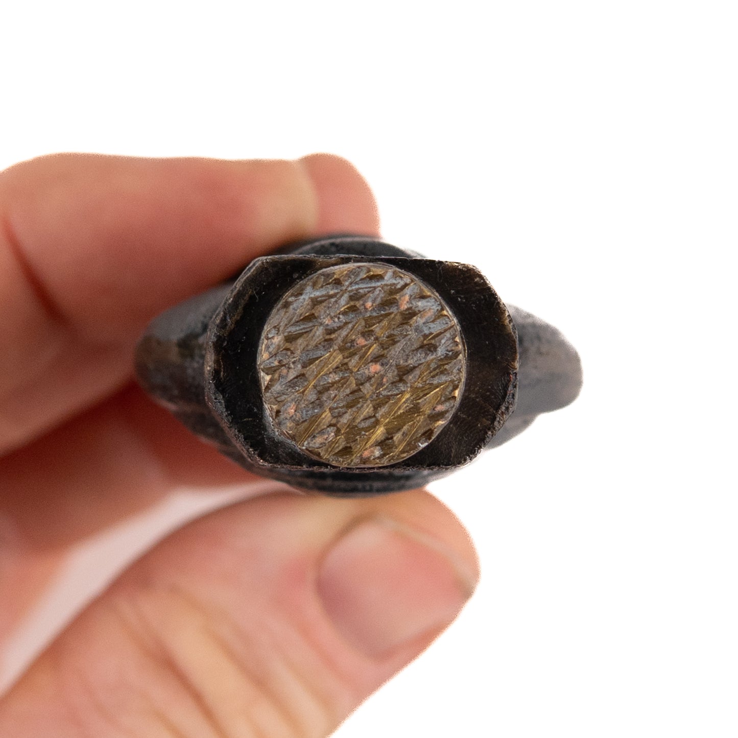 1839 GEORGE WHITEFIELD. Fine Ebony and Mother of Pearl Wax Seal - Great Awakening Centenary.