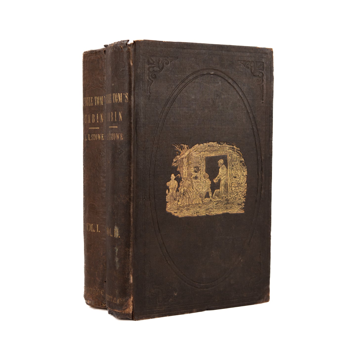 1852 HARRIET BEECHER STOWE. Uncle Tom's Cabin - First Edition, Second Printing of Book that Started the Civil War