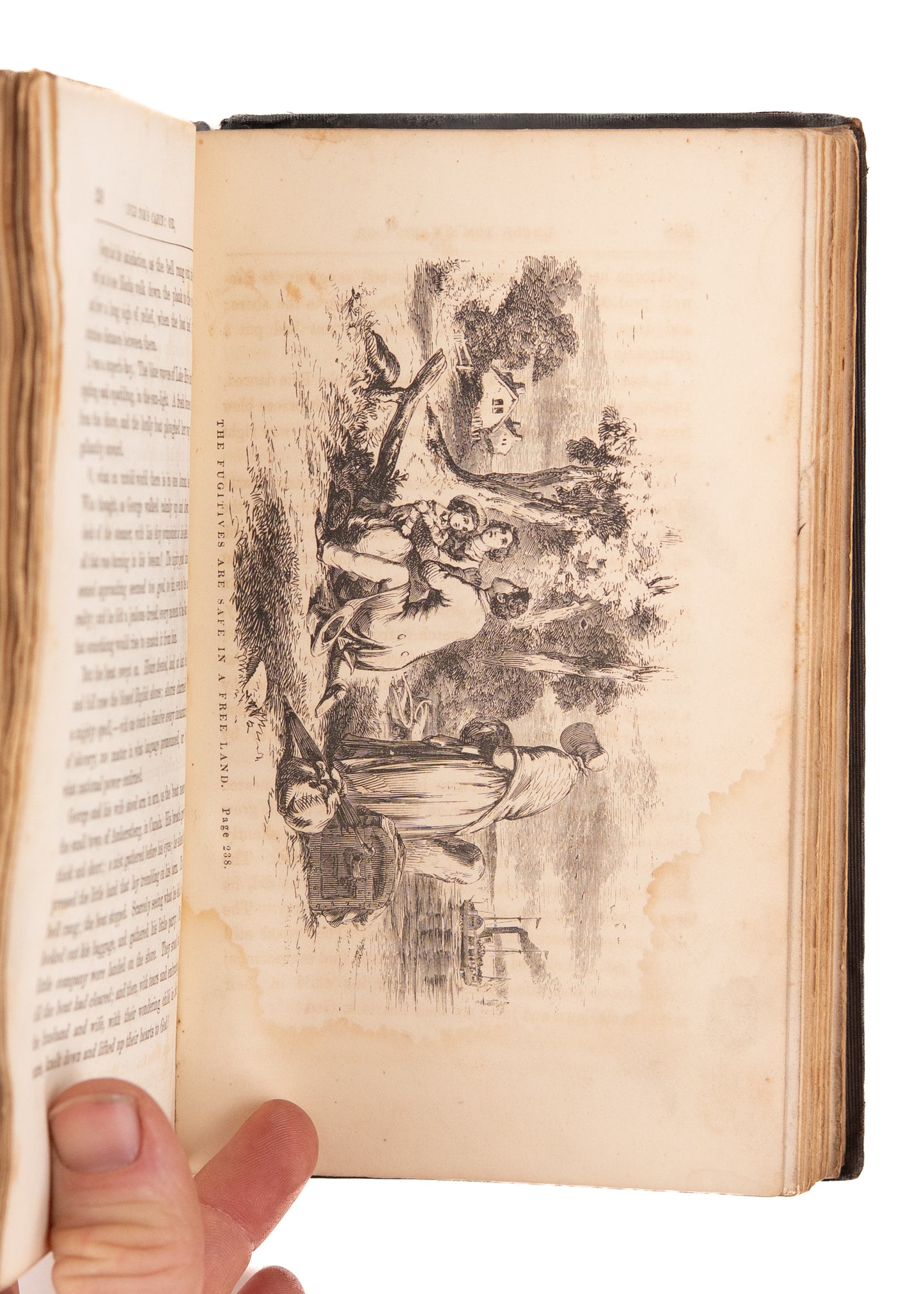 1852 HARRIET BEECHER STOWE. Uncle Tom's Cabin - First Edition, Second Printing of Book that Started the Civil War