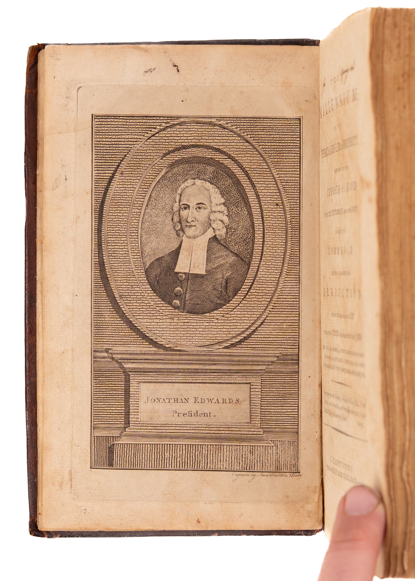 1794 JONATHAN EDWARDS. Postmillennialism. The Millennium - A Thousand Years of Prosperity. American Imp