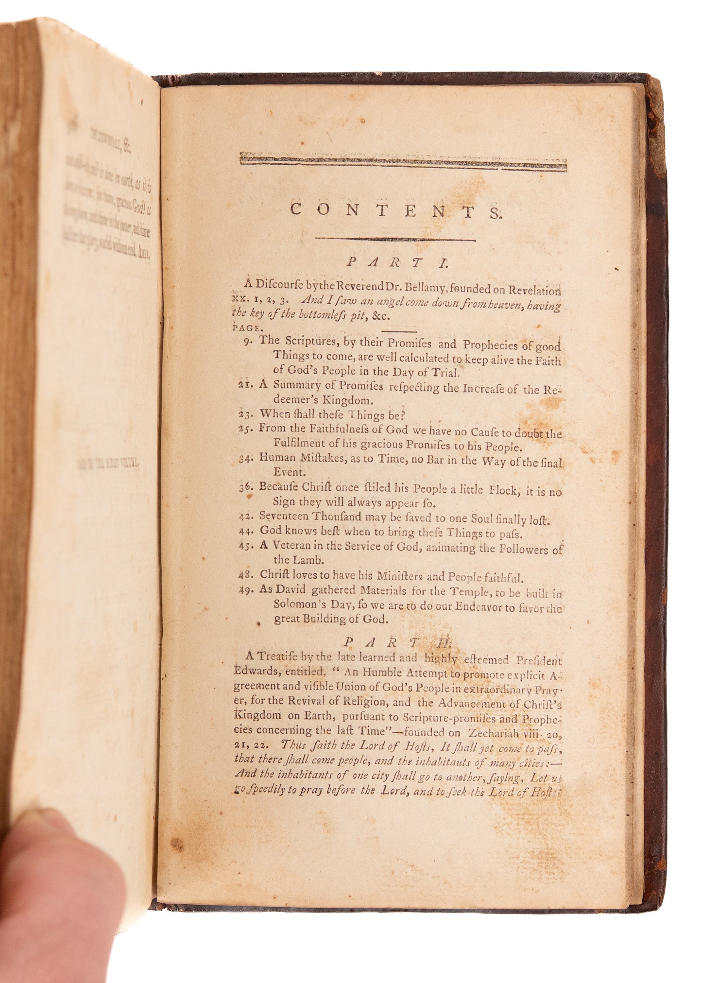 1794 JONATHAN EDWARDS. Postmillennialism. The Millennium - A Thousand Years of Prosperity. American Imp