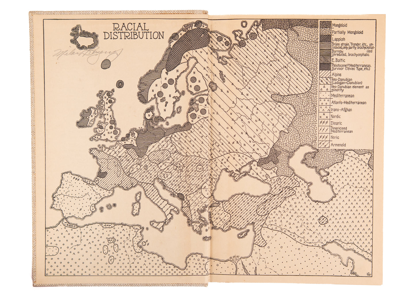 1939 EUGENICS & SEGREGATION. Seminal First Edition of Influential Segregationist Text - Used in Brown Vs. Board of Ed.