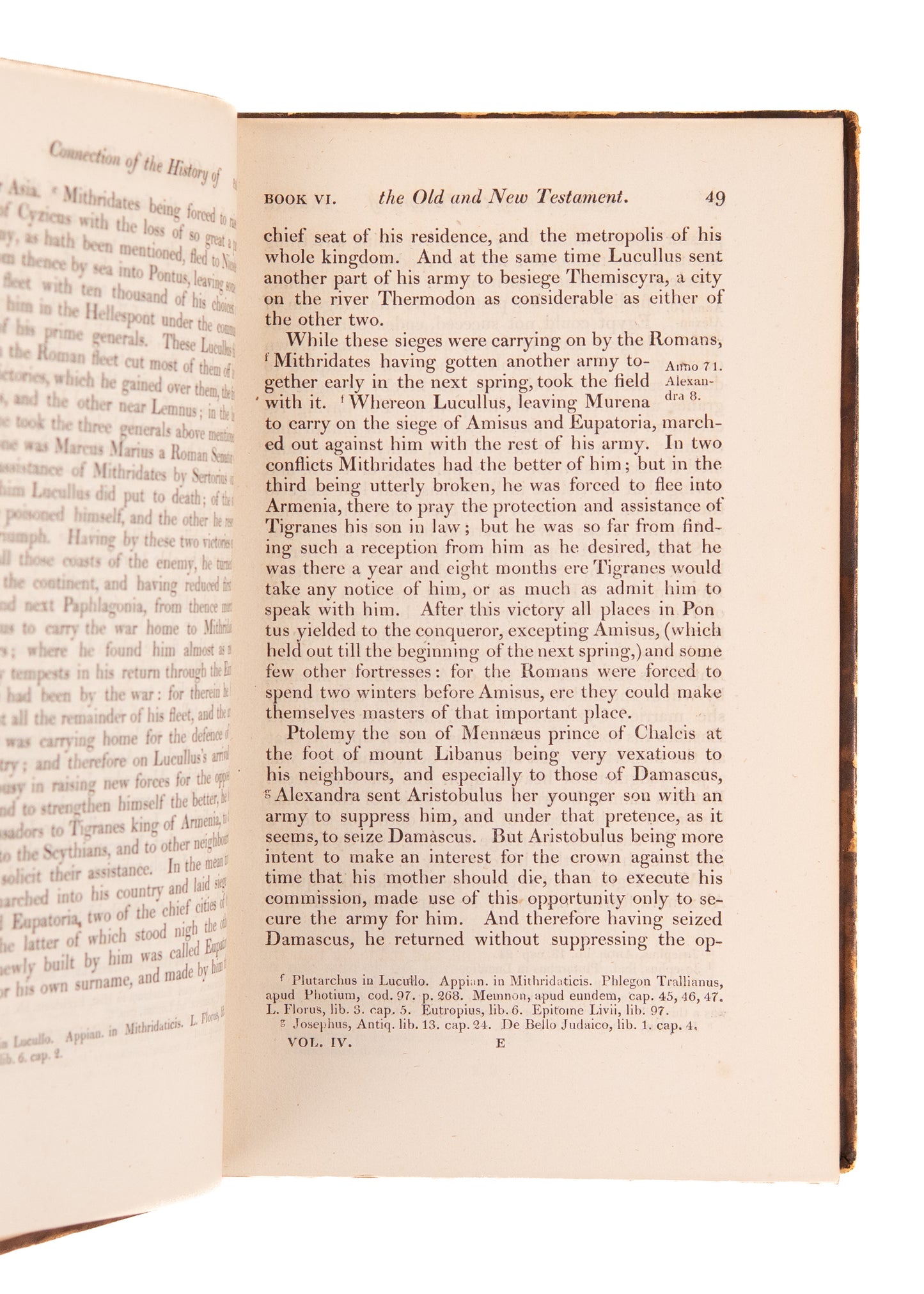 1820 HUMPHREY PRIDEAUX. The Old and New Testament Working Together Toward Christ.