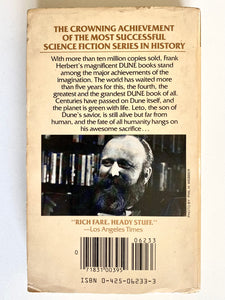 1983 FRANK HERBERT. God Emperor of Dune - Autographed by Frank Herbert.