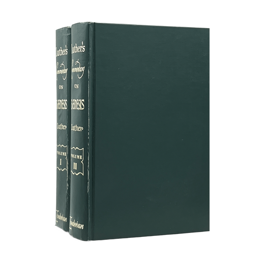 1958 MARTIN LUTHER. Luther's Commentary on Genesis Vols 1 & 2