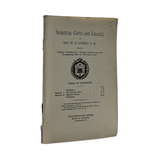 1895 W. B. GODBEY. Spiritual Gifts and Graces