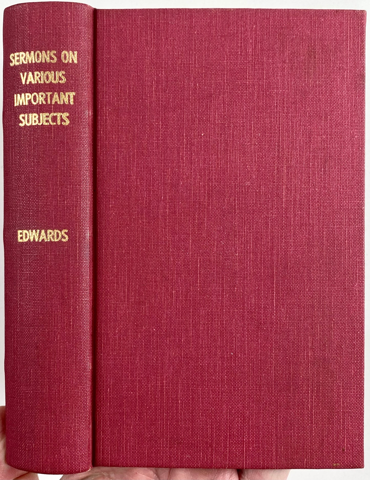 1785 JONATHAN EDWARDS. Important Scottish Edition of His Sermons + Account of His Dimissal!