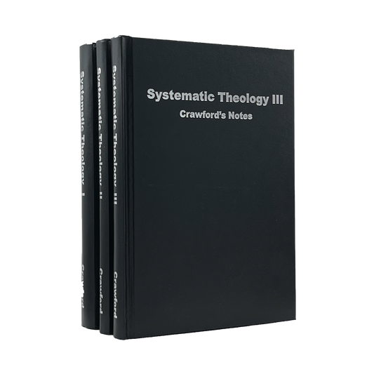2000 ALBERT CRAWFORD. Vols 1-3. Notes for Systematic Theology 1, 2, 3
