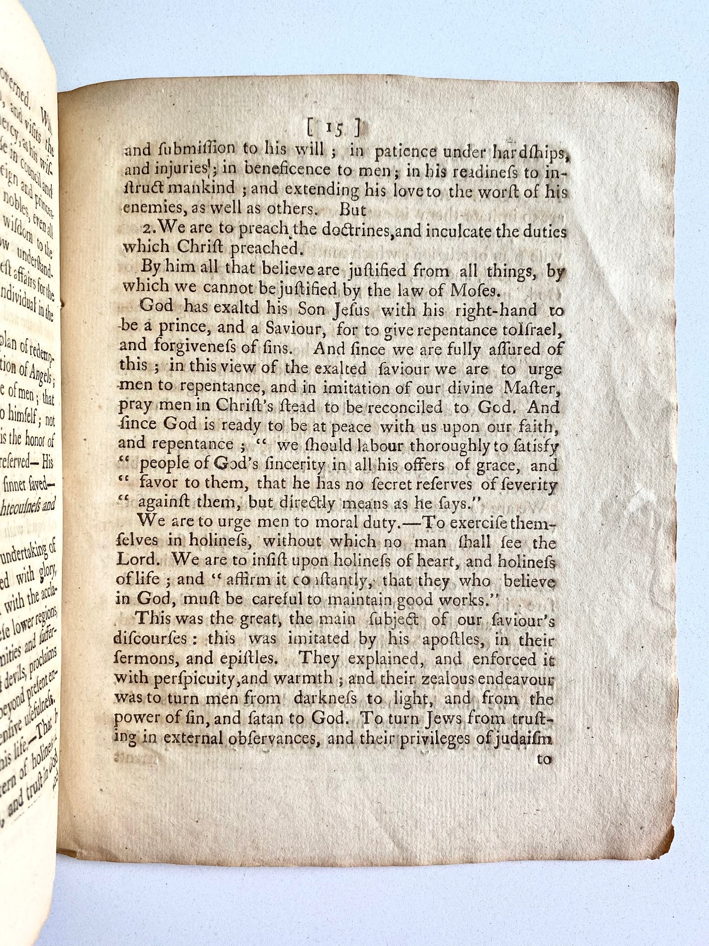 1764 ABNER BAYLEY. Ministers to Preach Christ - Not Themselves. New-Hampshire Interest.