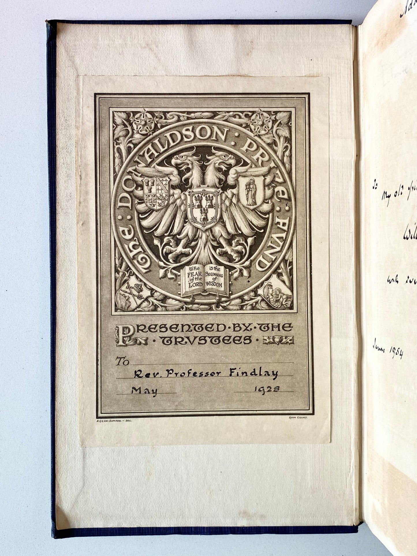 1915 T. R. BARNETT. Makers of the Scottish Church - Covenanters, etc. Autograph Letter, &c.