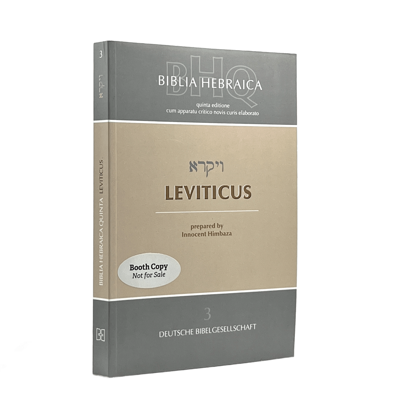 2021 INNOCENT HIMBAZA. Introduction and Commentaries on Leviticus