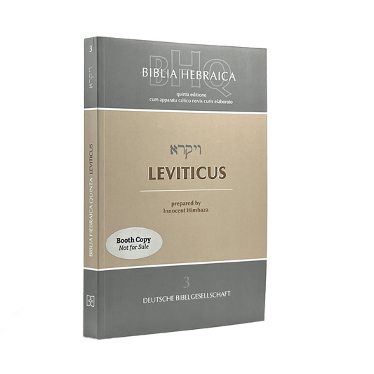 2021 INNOCENT HIMBAZA. Introduction and Commentaries on Leviticus