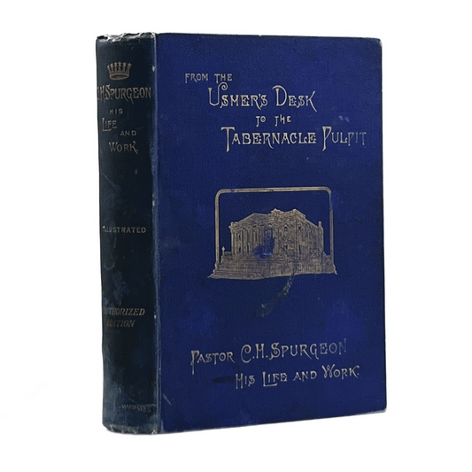 1892 R. SHINDLER. From the Usher's Desk to the Tabernacle Pulpit the Life and La