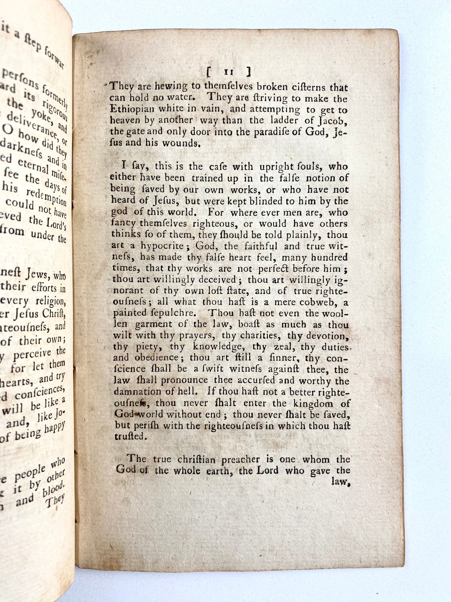 1754 JOHN CENNICK. Early Methodist - Moravian Sermon on Mixed Linen and Wool. Revivalist.