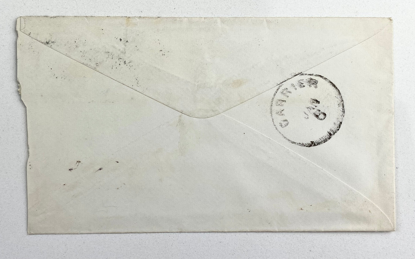 1890 CHARLES CULLIS. Rare Handwritten Envelope by Hand of Important Divine Healing Pioneer.