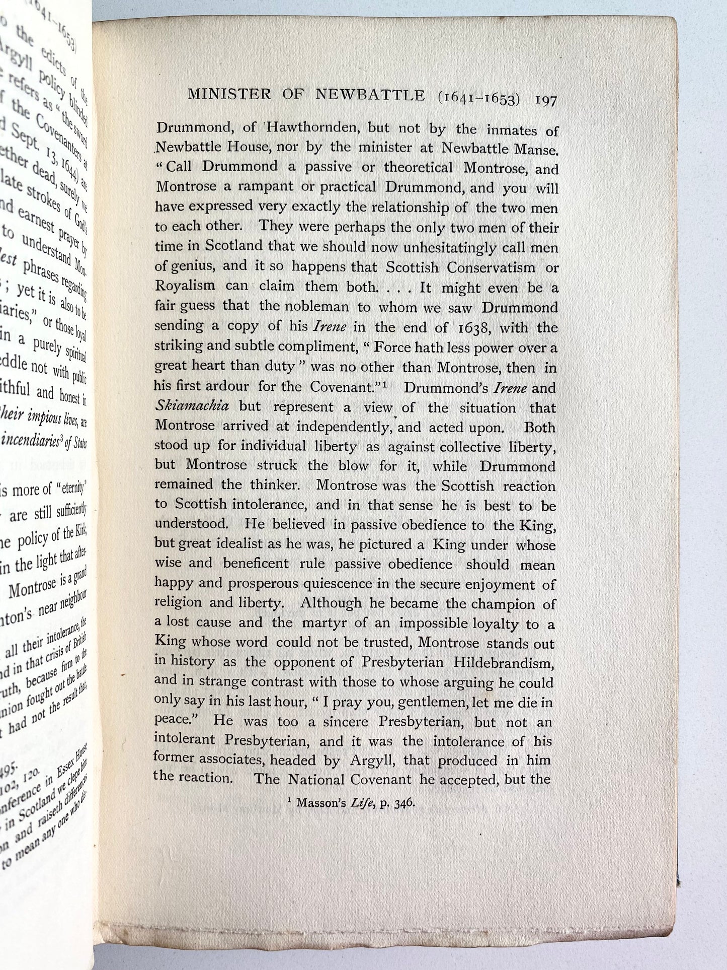 1903 ROBERT LEIGHTON [1611-1684]. Fine Biography of Important Scottish Divine.