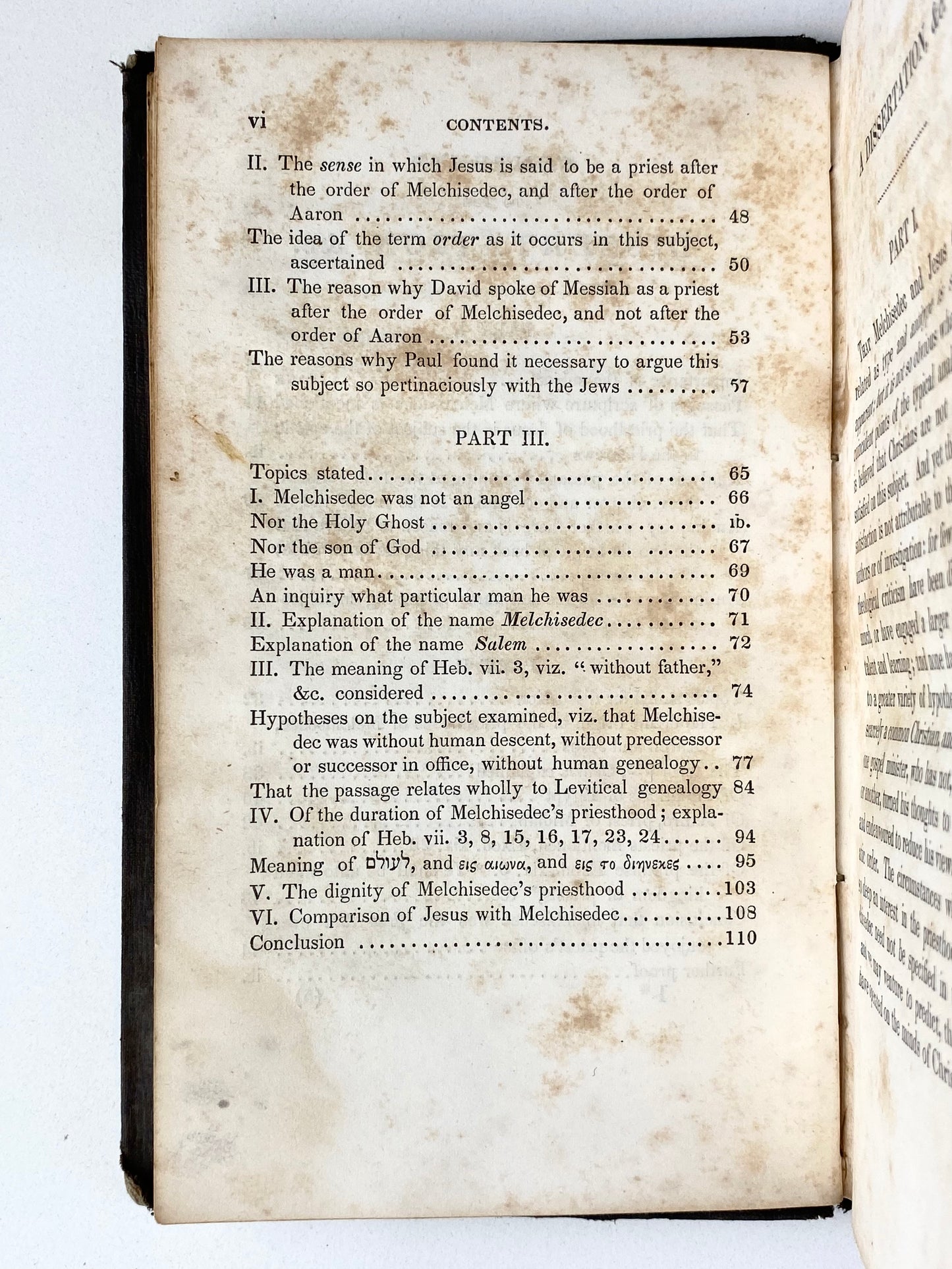 1852 JAMES GRAY. On the Priesthoods of Christ and Melchisedec. Scarce! Irish Presbyterian