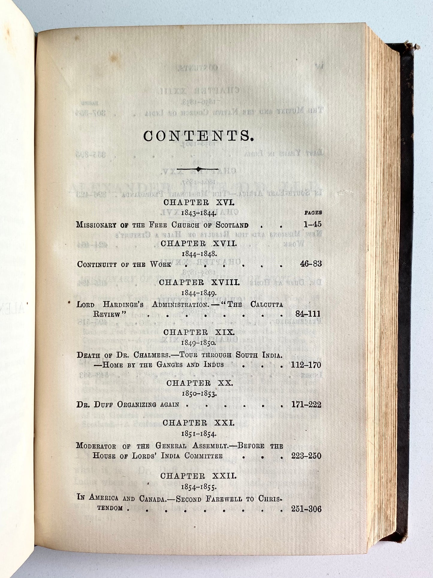 1879 ALEXANDER DUFF. Life of Famed Scottish Missionary to India. 2 vols in 1.