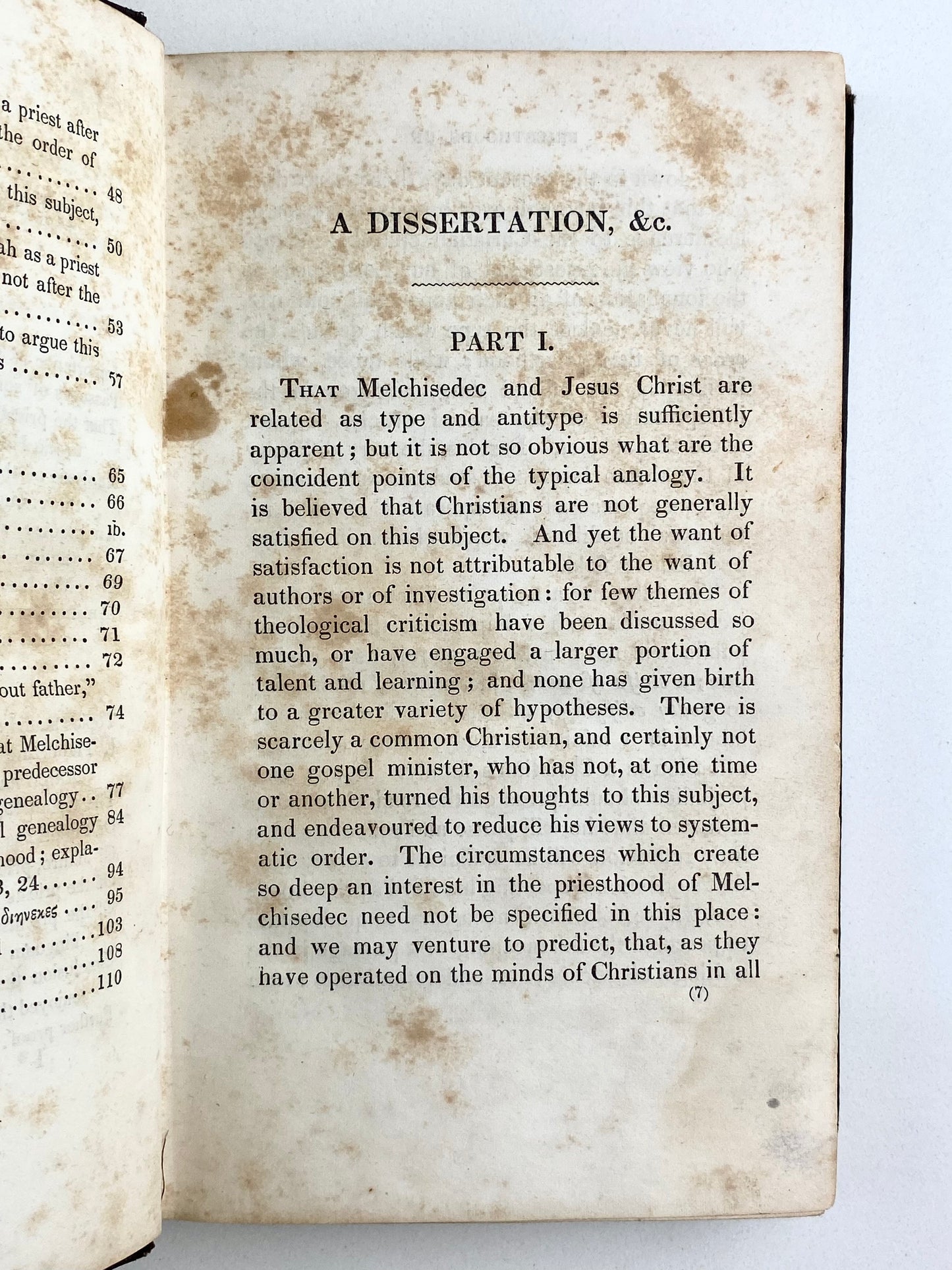 1852 JAMES GRAY. On the Priesthoods of Christ and Melchisedec. Scarce! Irish Presbyterian