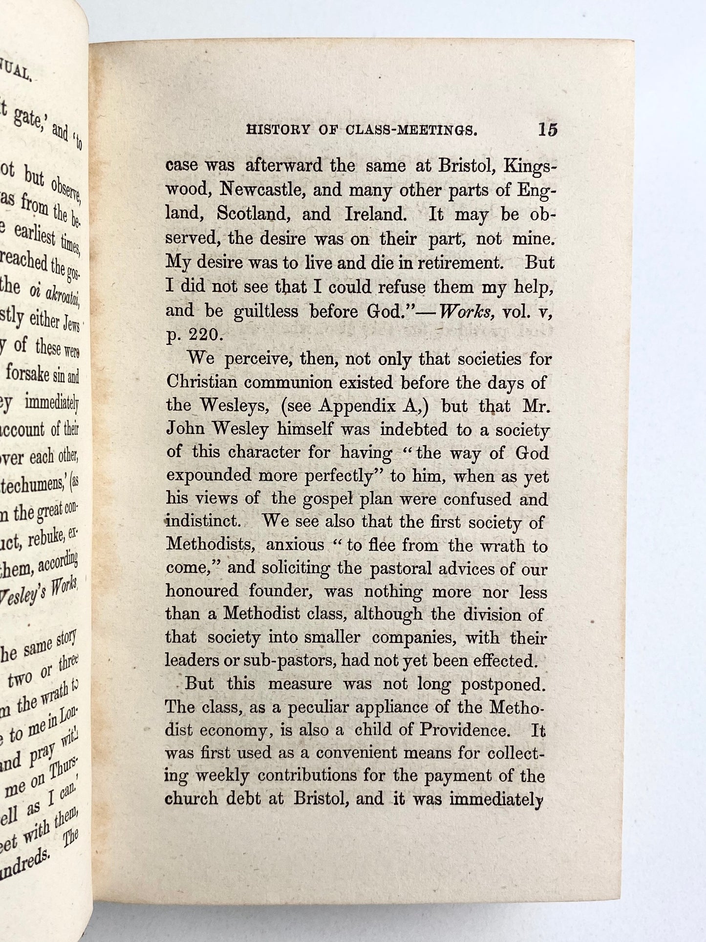 1851 METHODIST CLASS MEETINGS. The Class Meeting Leader's Manual & History of Class Meetings.