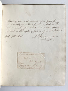1842 MISSIONARY AUTOGRAPH ALBUM. Richard Knill, George Pritchard, Early Indian Missionaries &c.