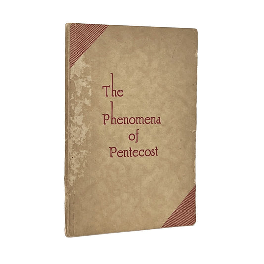 1937 DONALD GEE. The Phenomena of Pentecost