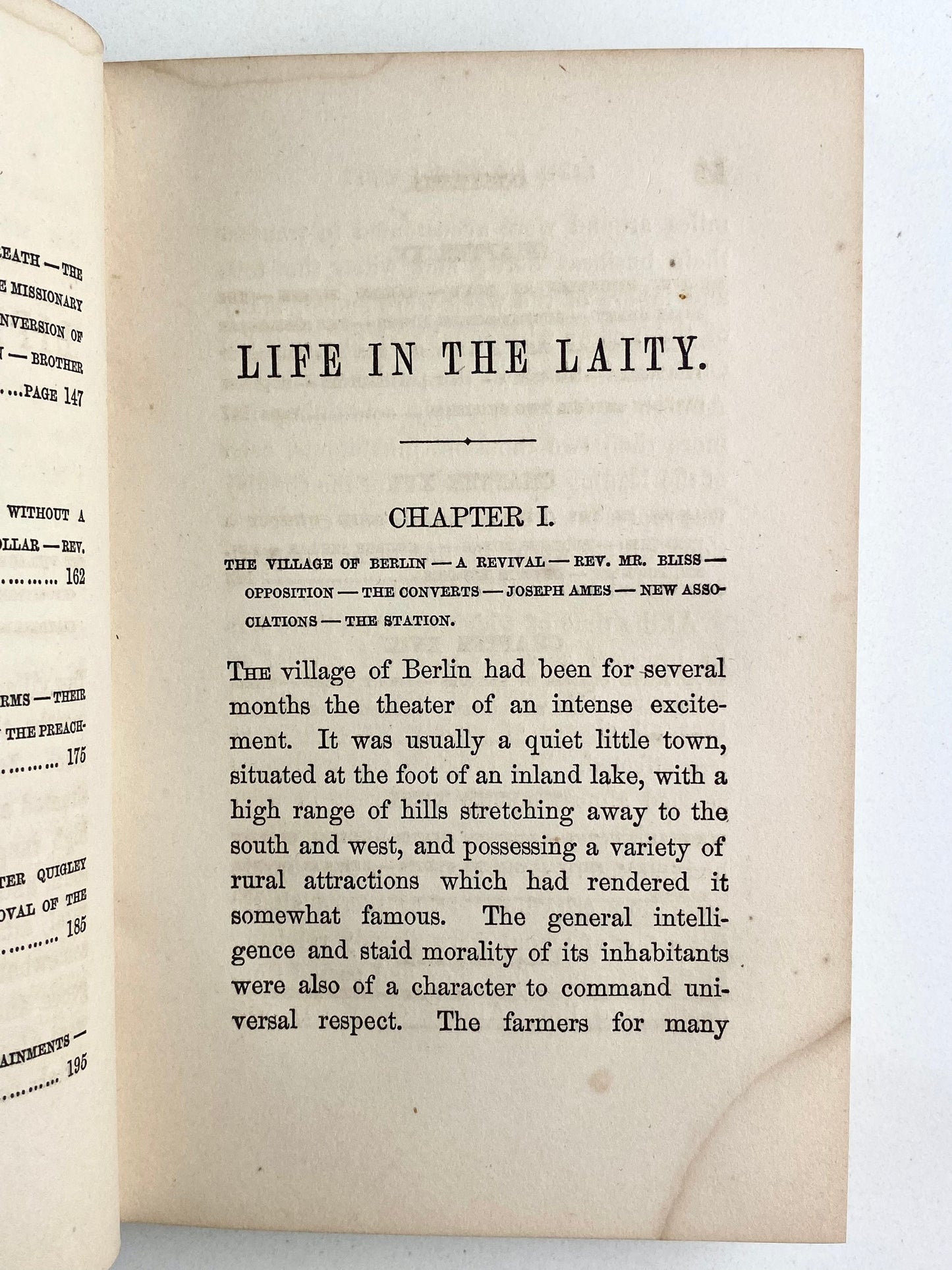 1858 METHODIST REVIVAL. Methodist Revival and its Impact on Laity in Berlin, New York.