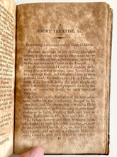 Load image into Gallery viewer, 1742/1810 BAPTIST CONFESSION. Rare Early American Edition of Baptist Confession of Faith w/Extras!