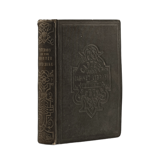 1849 ALEXANDER SMITH PATERSON. A Concise System of Theology. On the basis of the