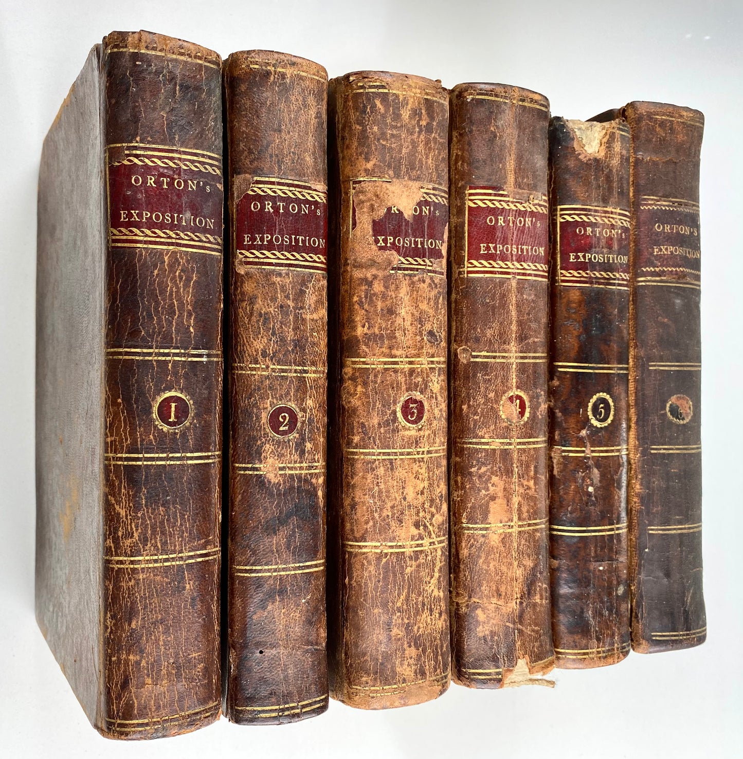 1717 JOB ORTON. Exposition of the Old Testament in 6 Volumes. Scarce! Spurgeon Recommended!