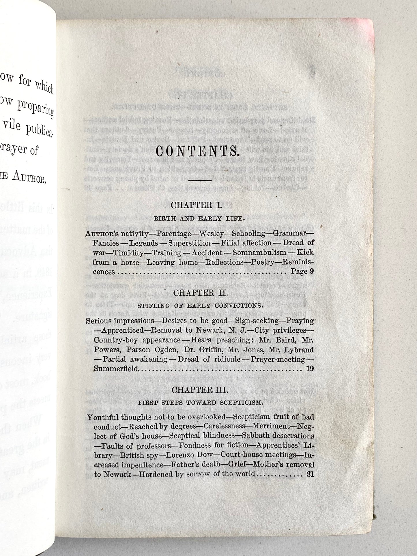 1856 JOHN SCARLETT. Conversion of an Atheist - His Doubts and Experiences. Rare.