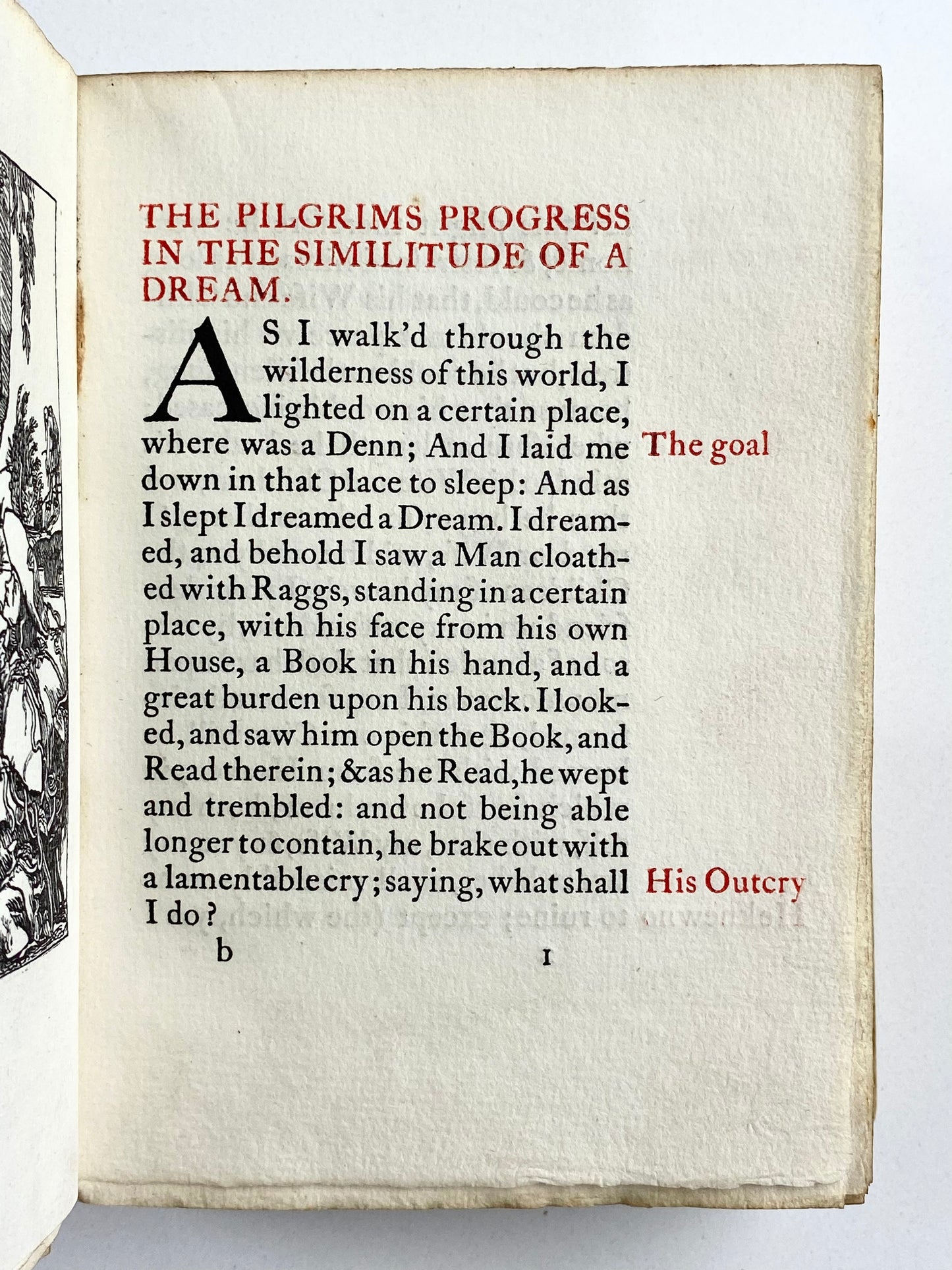 1899 JOHN BUNYAN. Limited Edition of PIlgrim's Progress in Vellum by Essex House Press. Beauty!