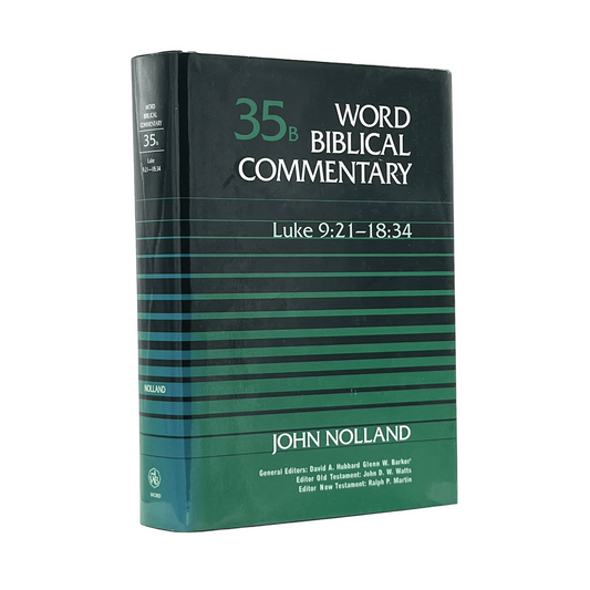 1993 JOHN HOLLAND. Word Biblical Commentary Volume 35B Luke 9:21-18:34