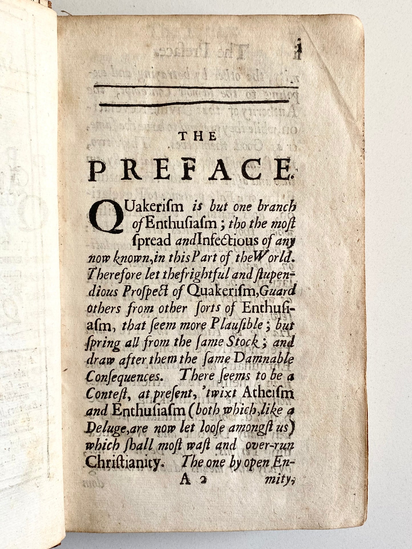 1698 QUAKERS. A Snake in the Grass; Or, Satan an Angel of Light. Anti-Quaker.