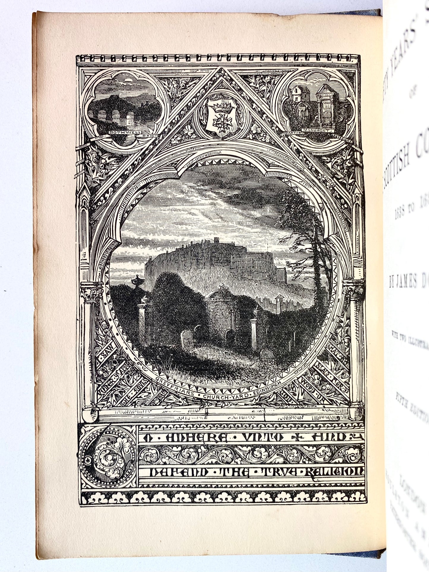 1868 JAMES DODDS. Fifty Years Struggle of the Scottish Covenanters. Fine Victorian Binding.