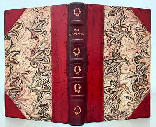 1938 THE APOCRYPHA. Fine Oxford Edition in Leather Binding by Riviere & Son.