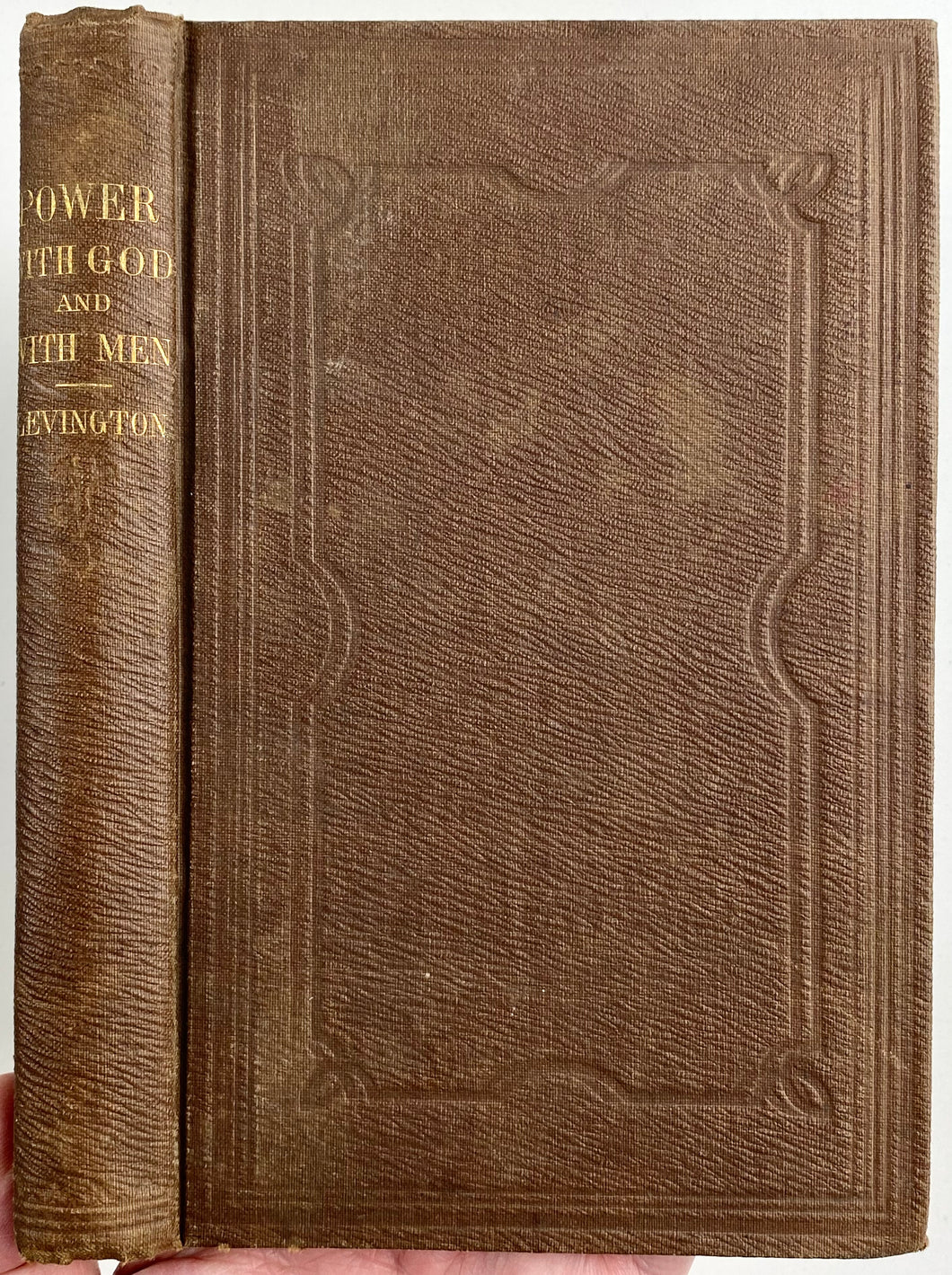 1868 RARE METHODIST. Power With God the Result of Christian Godliness. Scarce!