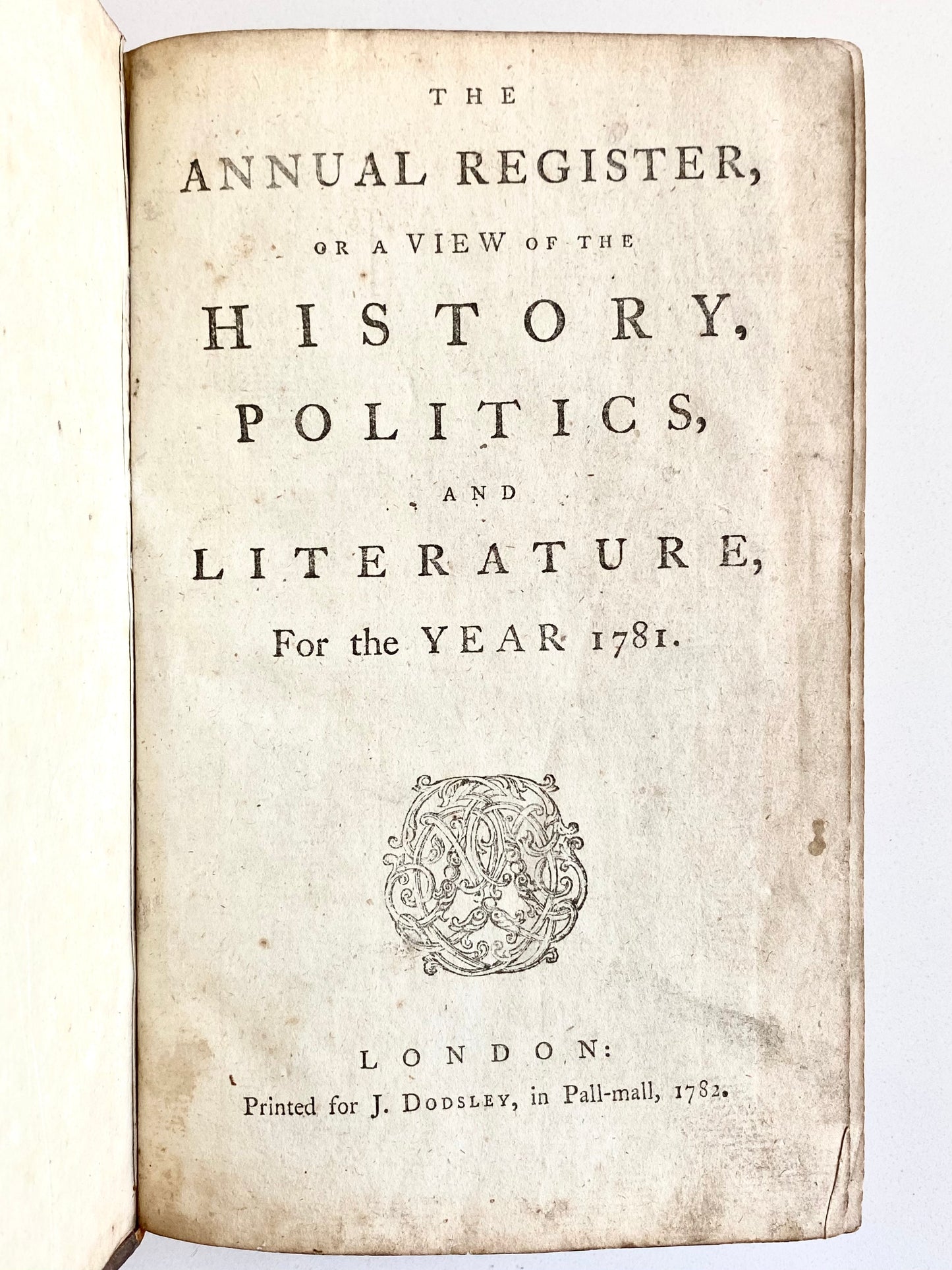 1781 AMERICAN REVOLUTION. George Washington, Benedict Arnold, Land and Sea Battle Accounts, &c.