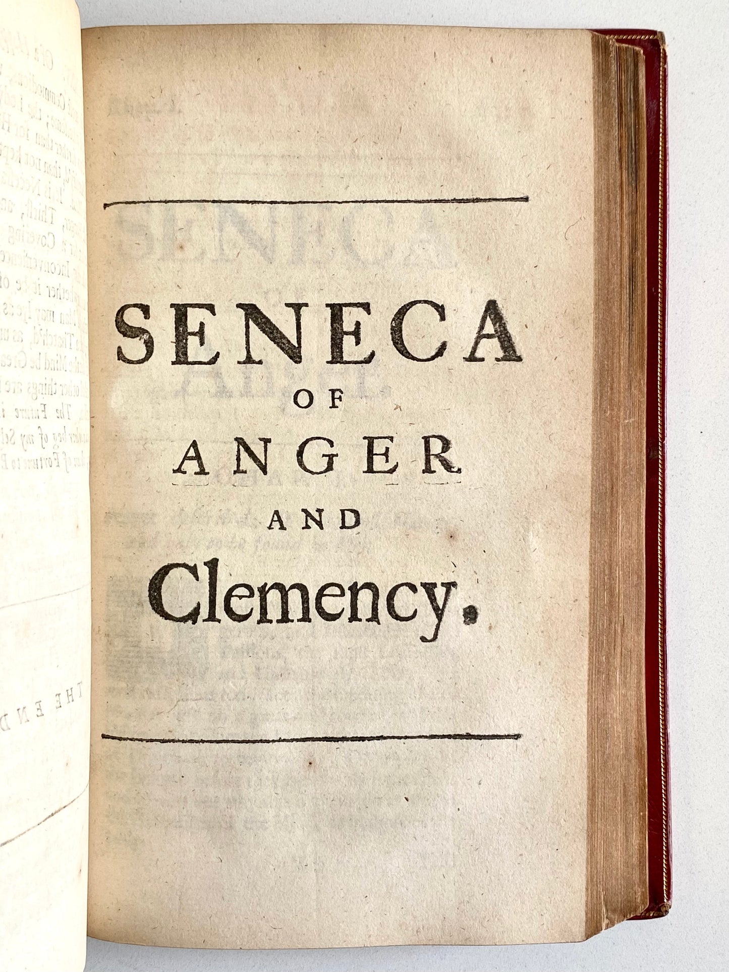 1682 SENECA / JOANNA BROME. Superb Edition of Seneca's Morals of a Happy Life.