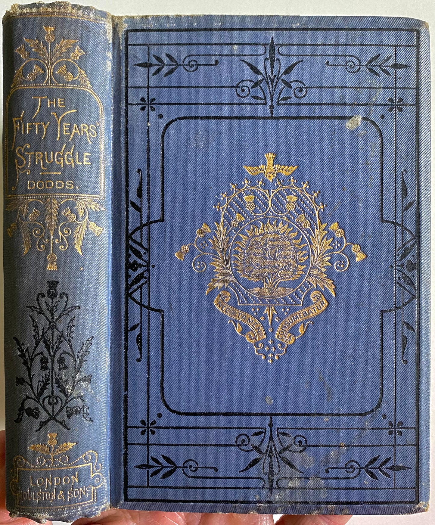 1868 JAMES DODDS. Fifty Years Struggle of the Scottish Covenanters. Fine Victorian Binding.