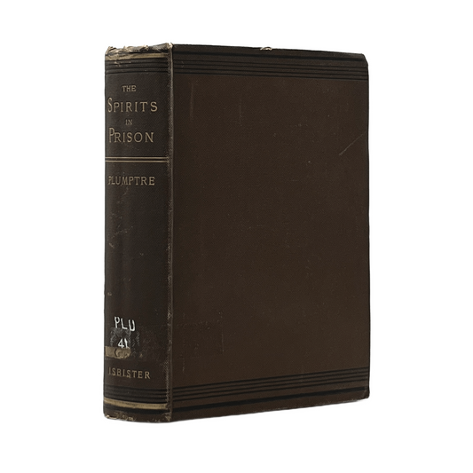 1887 E. H. PLUMPIE D. D. The Spirits In Prison and Other Studies on the Life aft