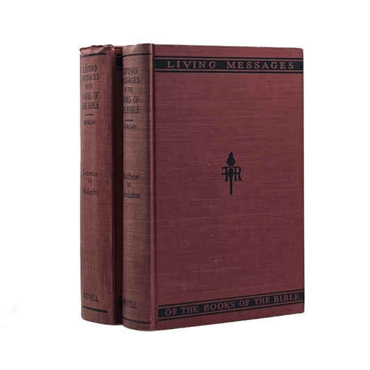 1912 G. CAMPBELL MORGAN. Living Messages of the Books of the Bible Genesis to Ma