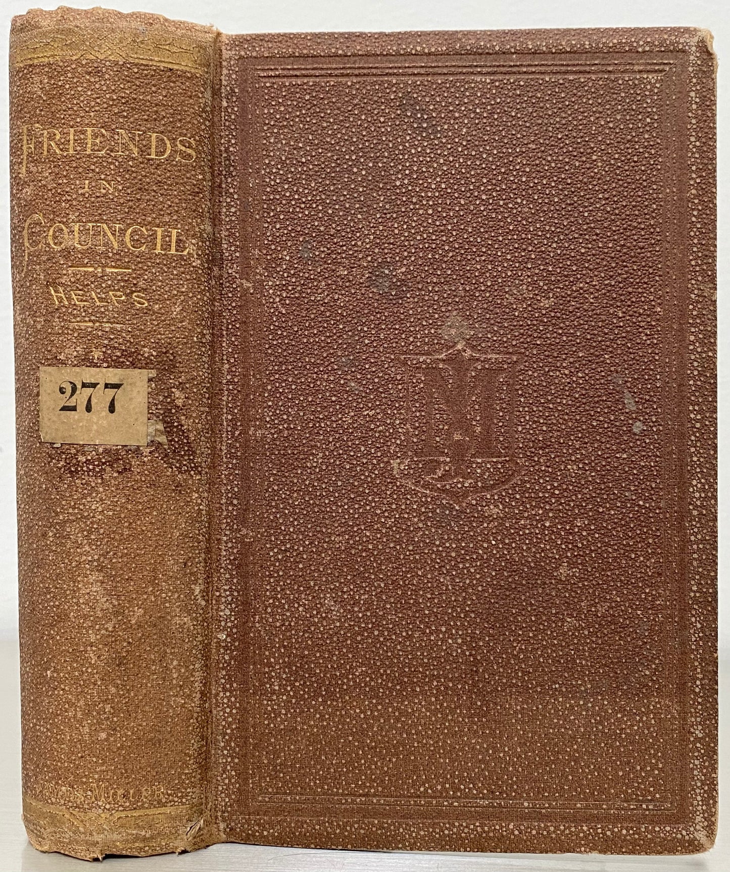 1861 CIVIL WAR. Friends in Council - Conversations on Slavery, Abolition, & Dignity of Negroes.