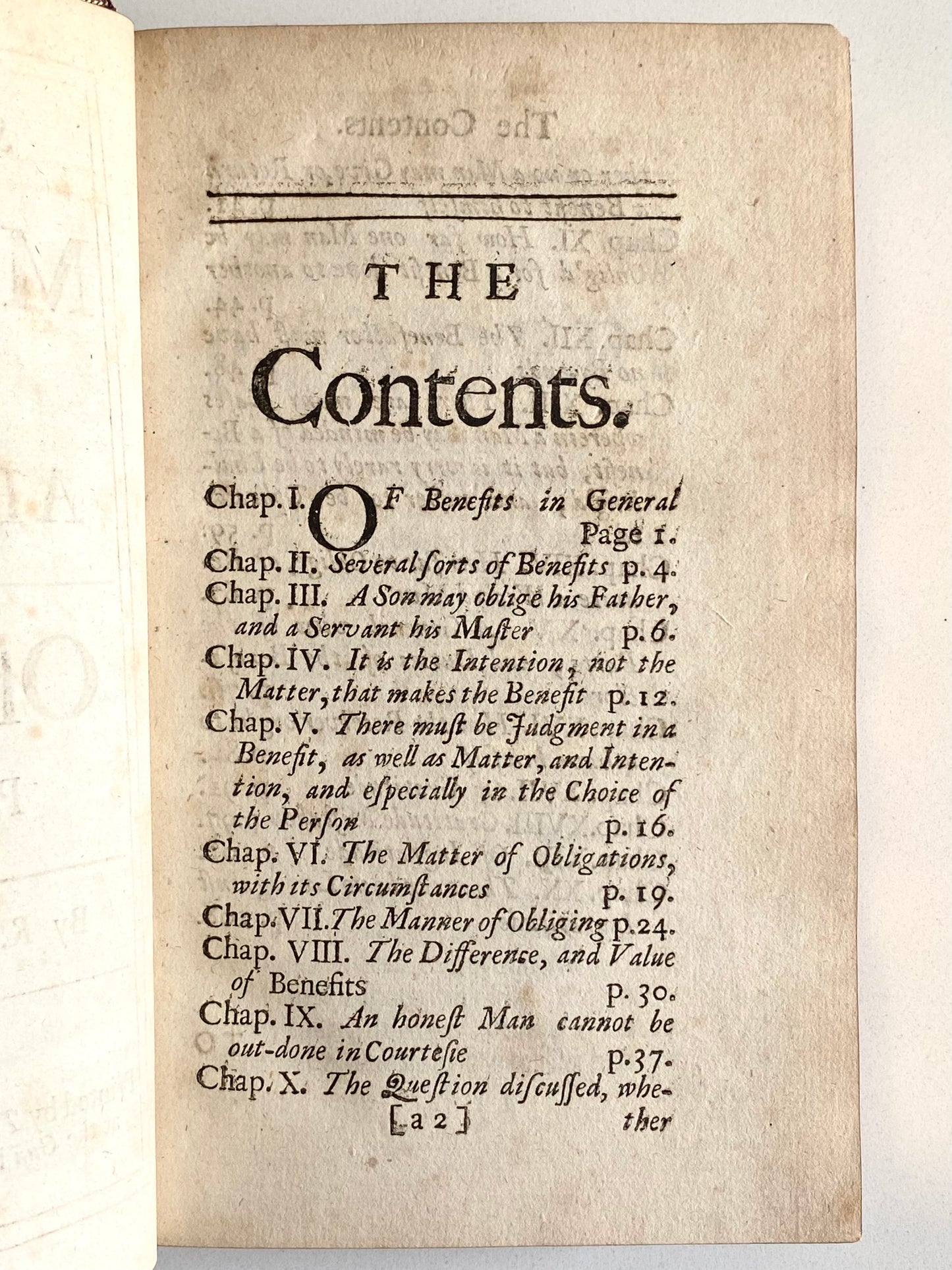 1682 SENECA / JOANNA BROME. Superb Edition of Seneca's Morals of a Happy Life.