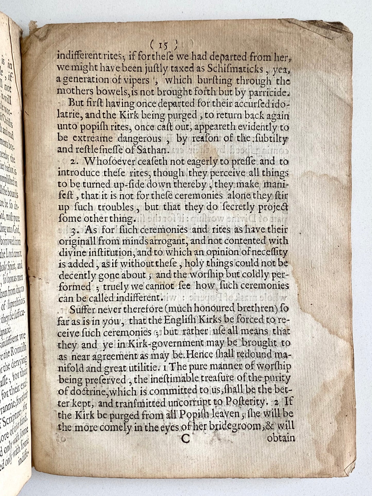 1643 DUTCH REFORMED & SCOTTISH COVENANTERS. Commitment to Solidarity in Resisting Counter-Reformation.