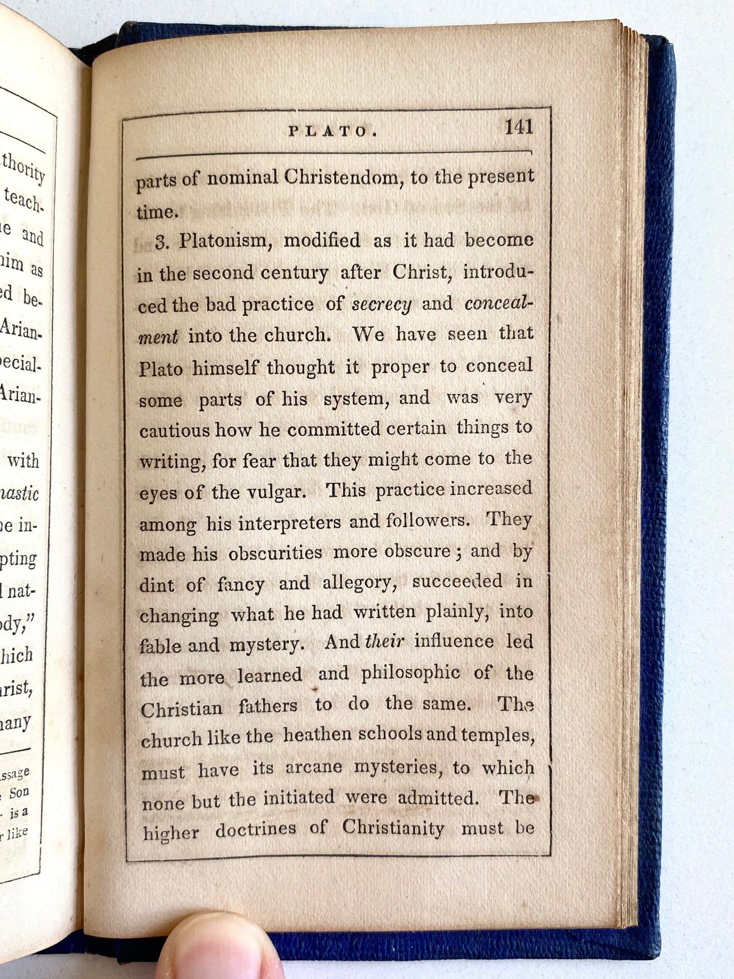 1856 PLATO | ENOCH POND. Plato. His Life, Works, Opinions, and Influence. Scarce.