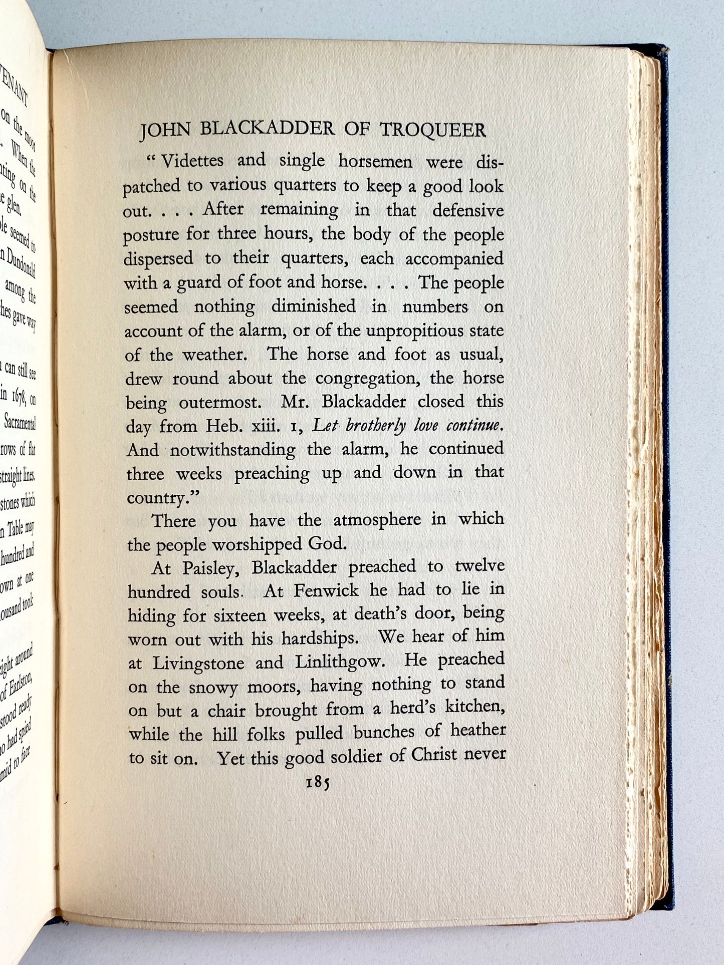 1928 T. RATLIFFE BARNET. The Story of the Covenant. Fifty Yeras of Fighting Faith.