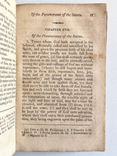 Load image into Gallery viewer, 1742/1810 BAPTIST CONFESSION. Rare Early American Edition of Baptist Confession of Faith w/Extras!