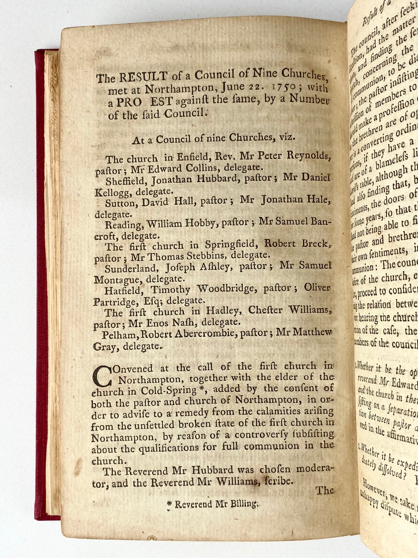 1785 JONATHAN EDWARDS. Important Scottish Edition of His Sermons + Account of His Dimissal!