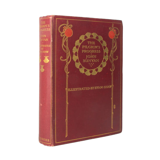 1920 JOHN BUNYAN / BYAM SHAW. Pilgrims Progress - Superbly Illustrated in Monogramed Binding.